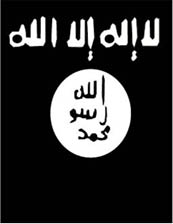 The ISIS flag is a main symbol of the terrorist organization, and its image generates fear. The flag reads: “There is no God but Allah, Mohammed is the messenger of Allah.” This phrase is known as the shahada, a declaration of faith used across Islam.