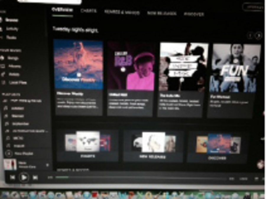 You can buy the new releases at iTunes, Target, or listen to them for free on Spotify. The website, which is sort of like Pandora with the ability to choose the songs, has become more popular with over 75 million users as of June 2015. You can make a free account where you get to choose your songs and playlists on computers, but need a subscription to be able to choose on a mobile device and not just shuffle.