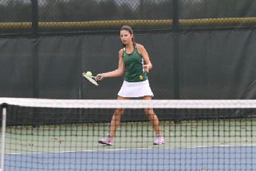 Varsity tennis hits way into senior night