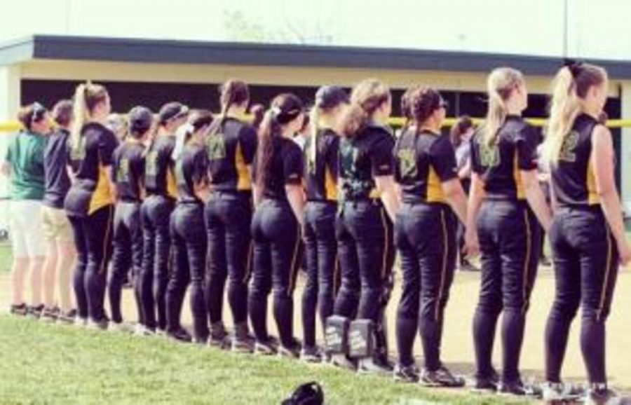 The ladies softball team has both a varsity and a junior varsity. The team is comprised of students from all four classes and is looking to expand in the future. The team is currently ranked seventh in the Greater Miami Conference.