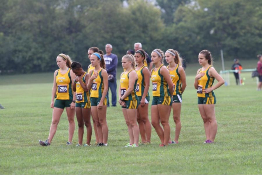 Each grade is assigned a food group to bring to pasta parties. The location is determined by which teammate signs up to host, and usually host homes are not repeated. The team was about sixty girls last season, so a runner with a spacious house usually hosts. Below is the varsity team, which varies for each meet. JV and Varsity have pasta parties together. 