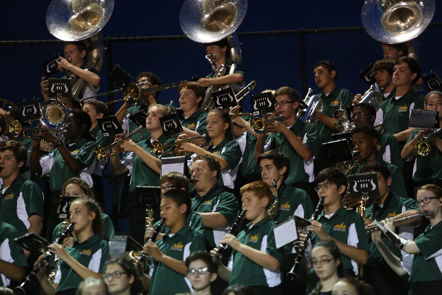 Bands brings spirit to football games