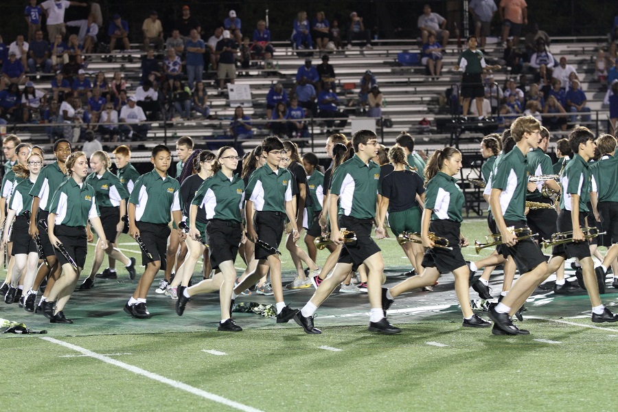 Bands brings spirit to football games