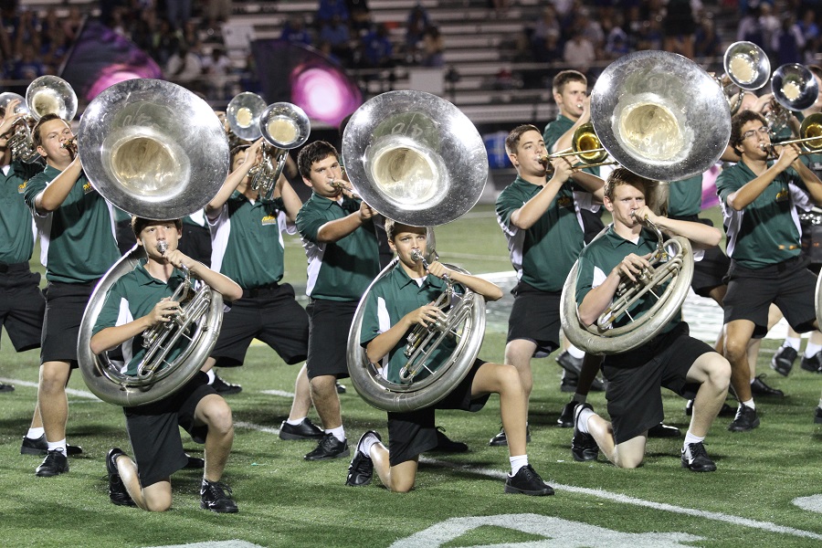 Bands brings spirit to football games