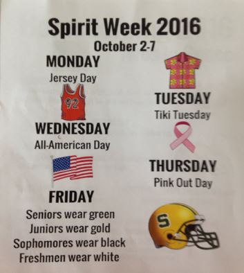 Spirit Week begins