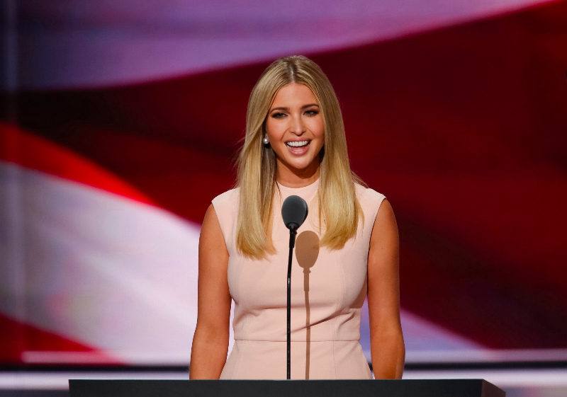 Ivanka Trump fashion line includes items such as clothing, handbags, shoes, and accessories. Her brand has been criticized for copying designs by other designers. Her products are also not produced in the U.S.