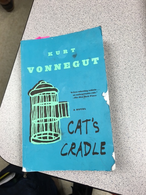 Book Club read “Cat’s Cradle” by Kurt Vonnegut for the first few months of the year. While perhaps less known than Vonnegut’s “Slaughterhouse Five,” the novel satirically discussed religion, science, and humanity. There were very mixed feelings within the group about the plot and writing style. 