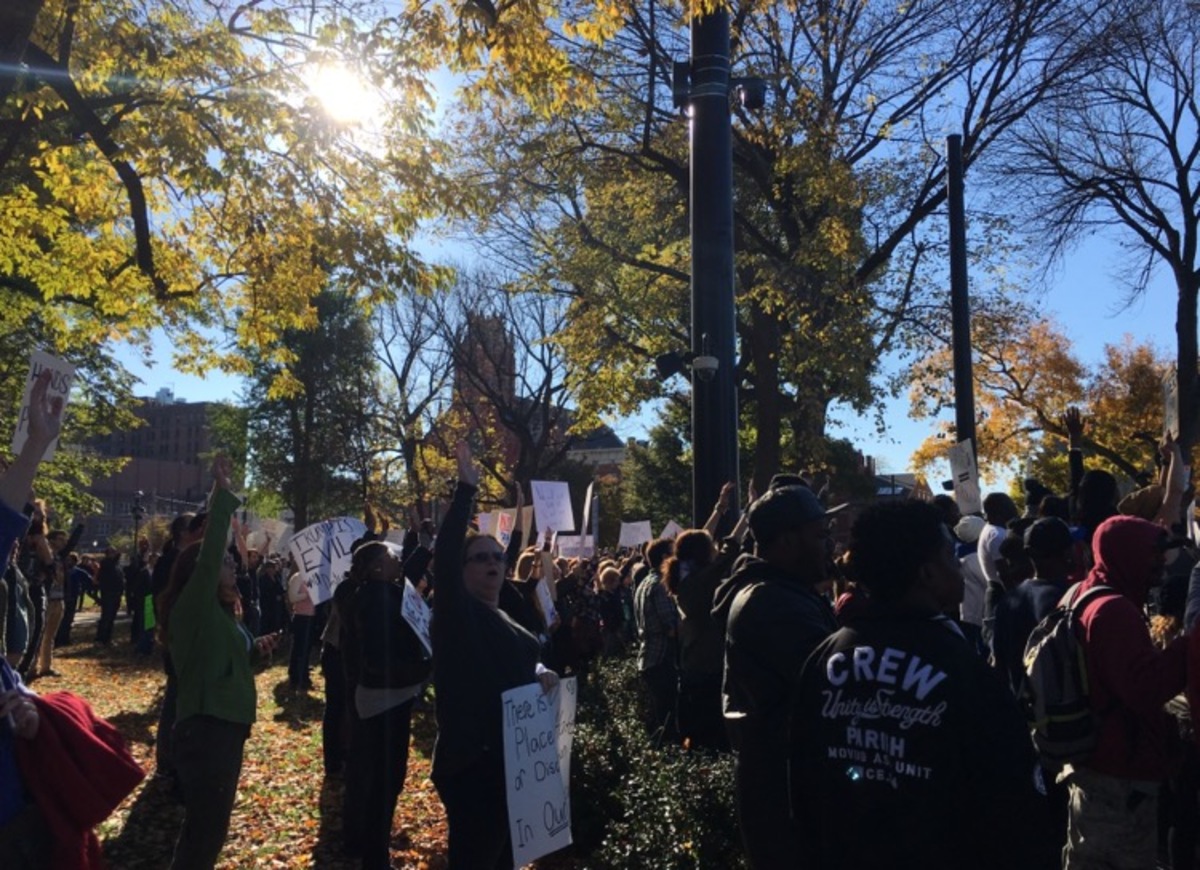 Two Protests, One Day