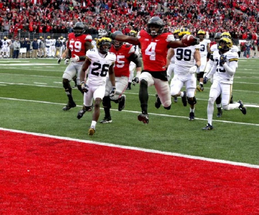 In the 2OT, Curtis Samuel scores the winning touchdown after Michigan’s field goal.  This was after a first down conversion by Barrett that many people belive to be controversial by many, mostly Michigan fans.  This added on to Ohio State’s recent vistories of winning 12 of the last 13 games.