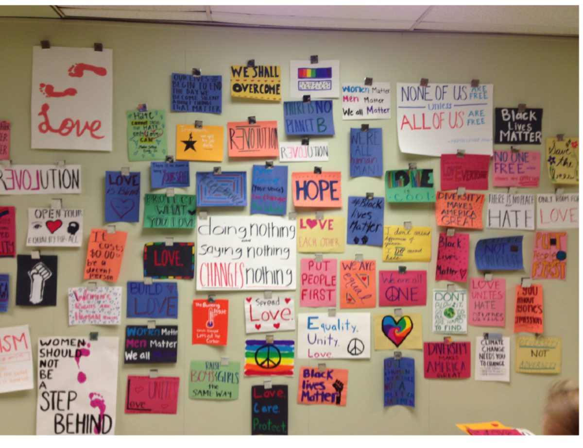 Spreading love: students promote positivity