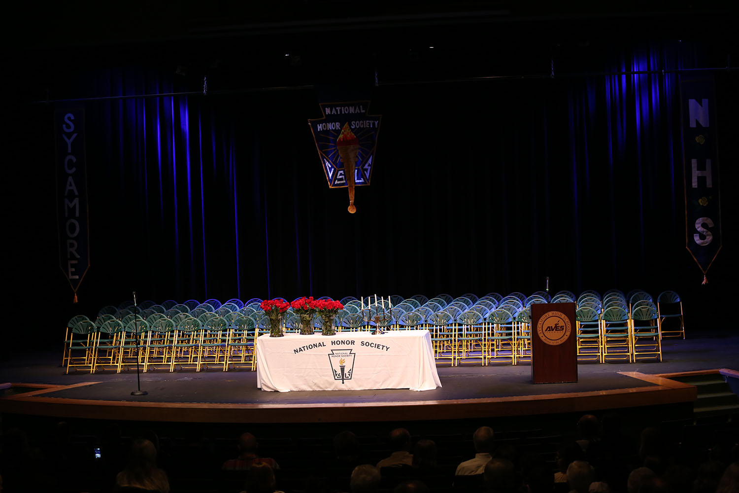 NHS induction ceremony recognizes outstanding students