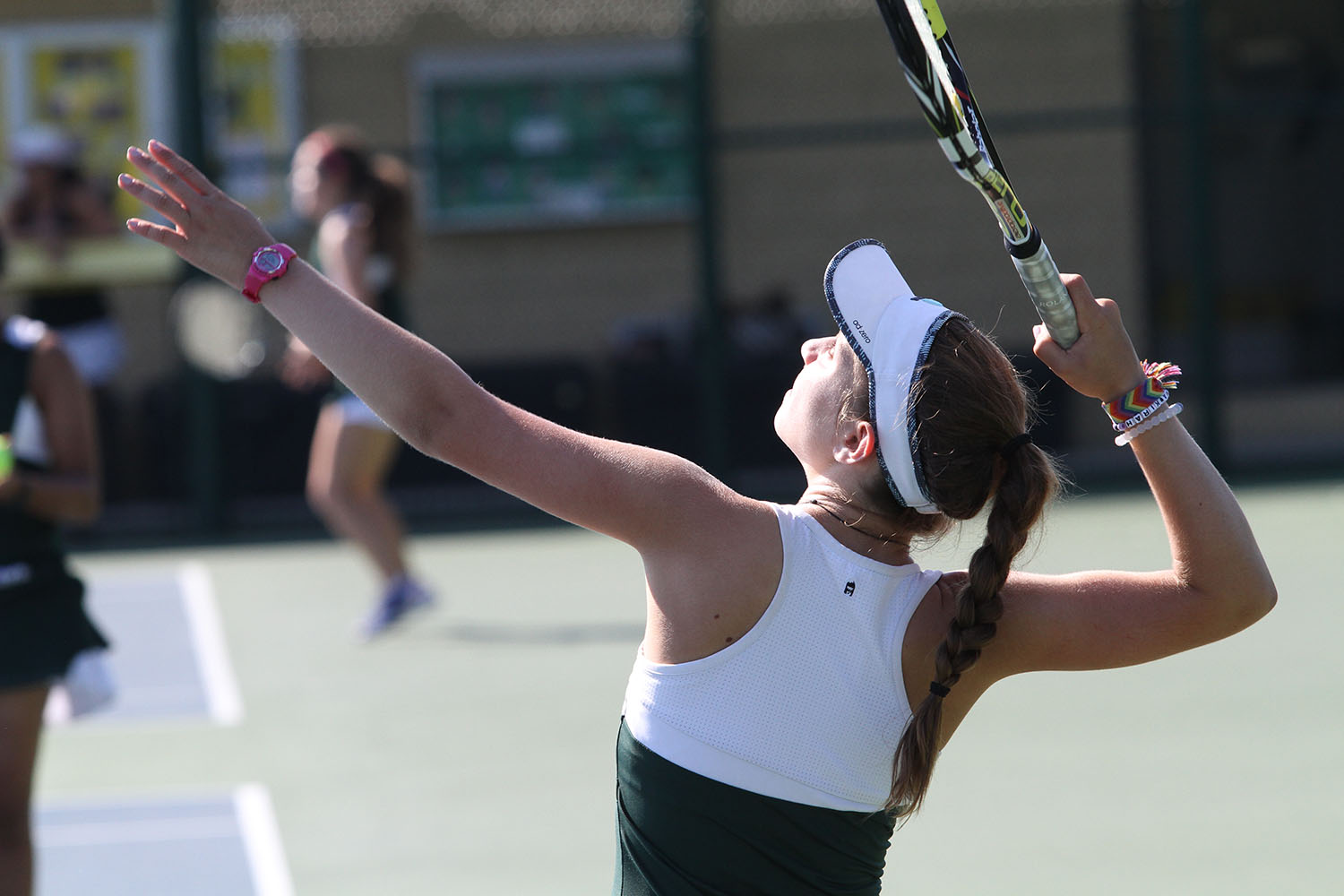 Varsity Green serves it up during the season