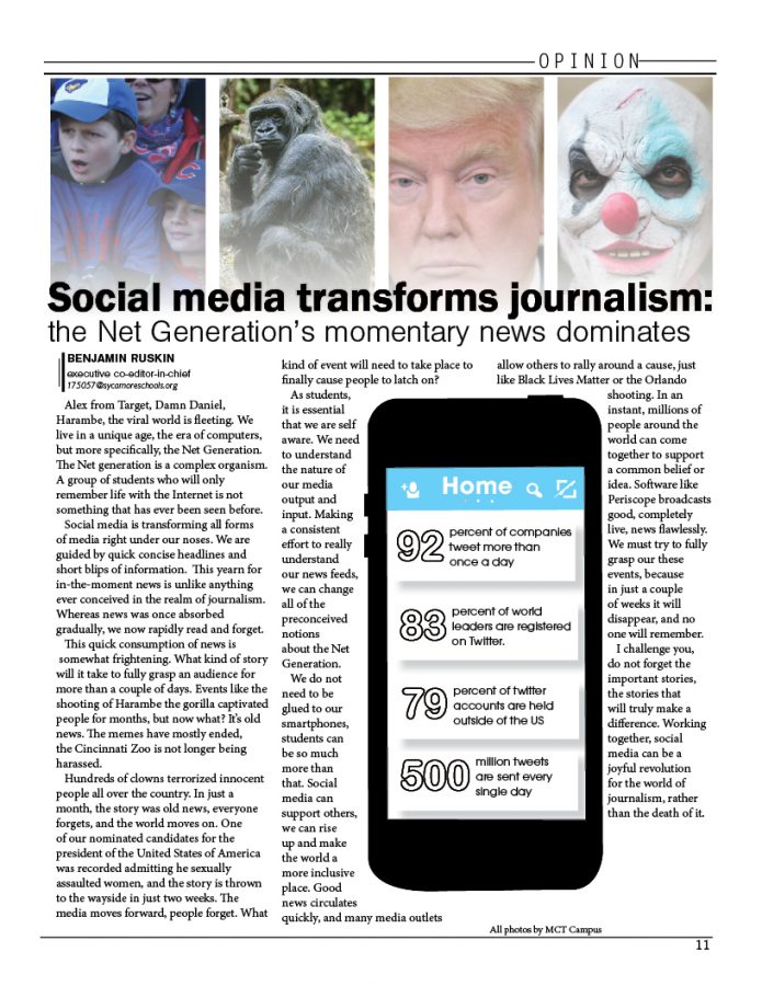 Social media transforms journalism