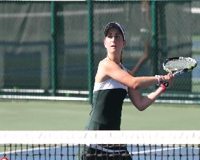 Varsity B girls tennis hits competition hard