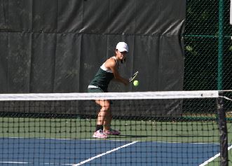 Varsity B girls tennis hits competition hard