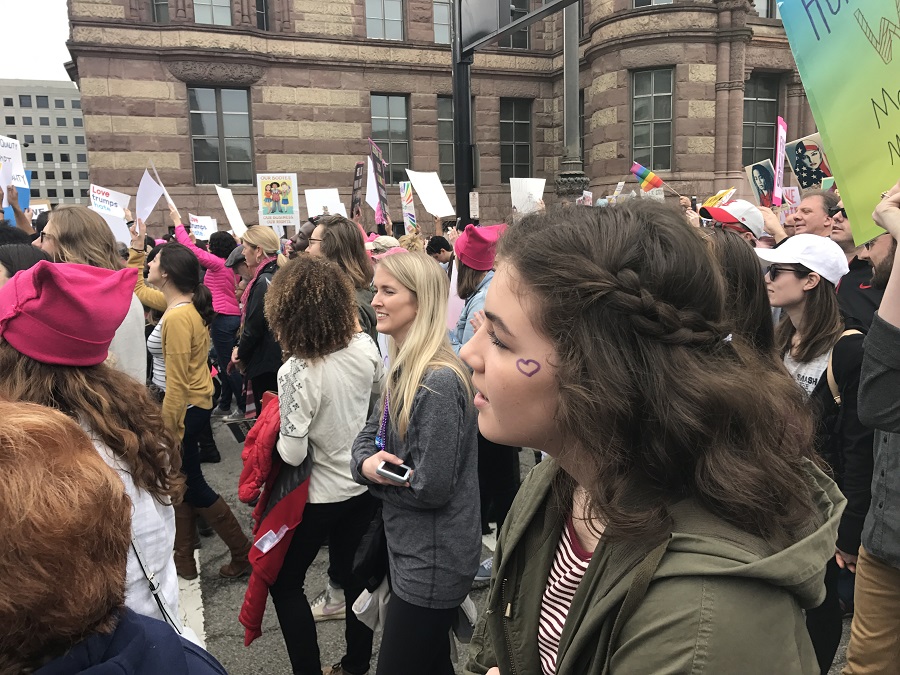 Women’s March empowers students