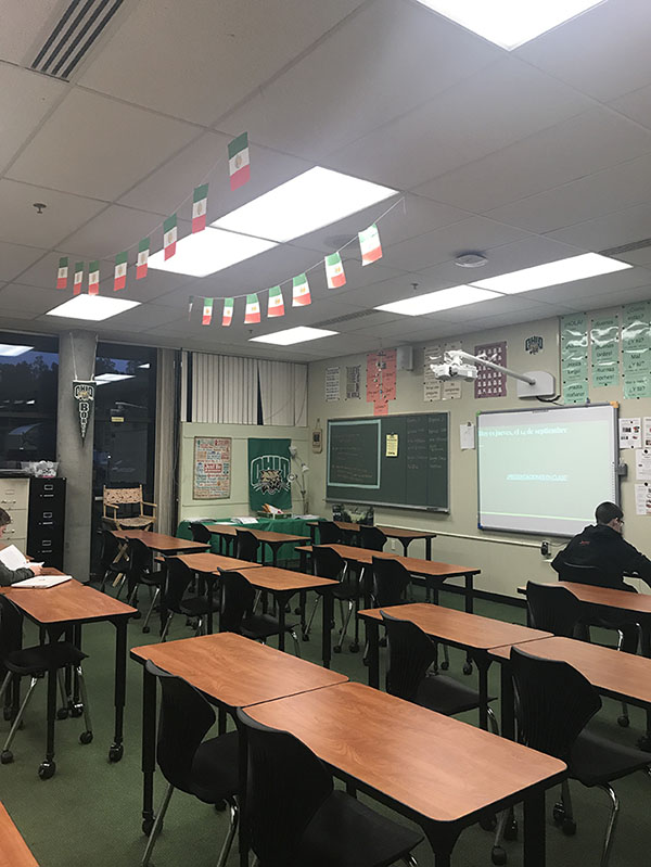 WHERE IT HAPPENS. Spanish Club meetings will now take place in  Mrs. Kate Korchok’s room in the language hallway. This will be the place where a lot of learning and activities will take place. The club is run by junior Kyra Fales.