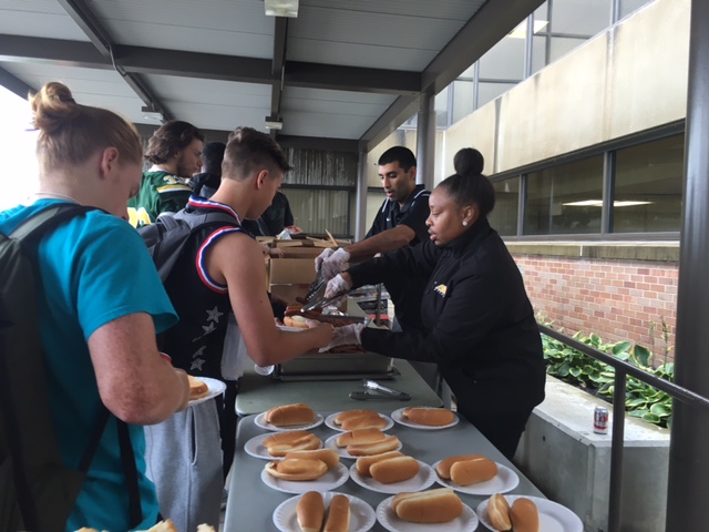 SHS supports seniors with cookout