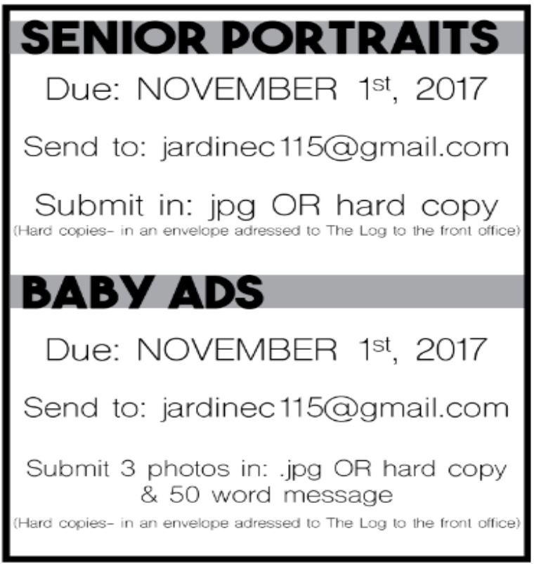 baby ads, senior portratits
