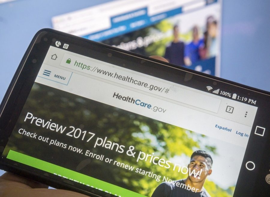 The Healthcare.gov website is shown on Tuesday, Oct. 25, 2016. (Richard B. Levine/Sipa USA/TNS)