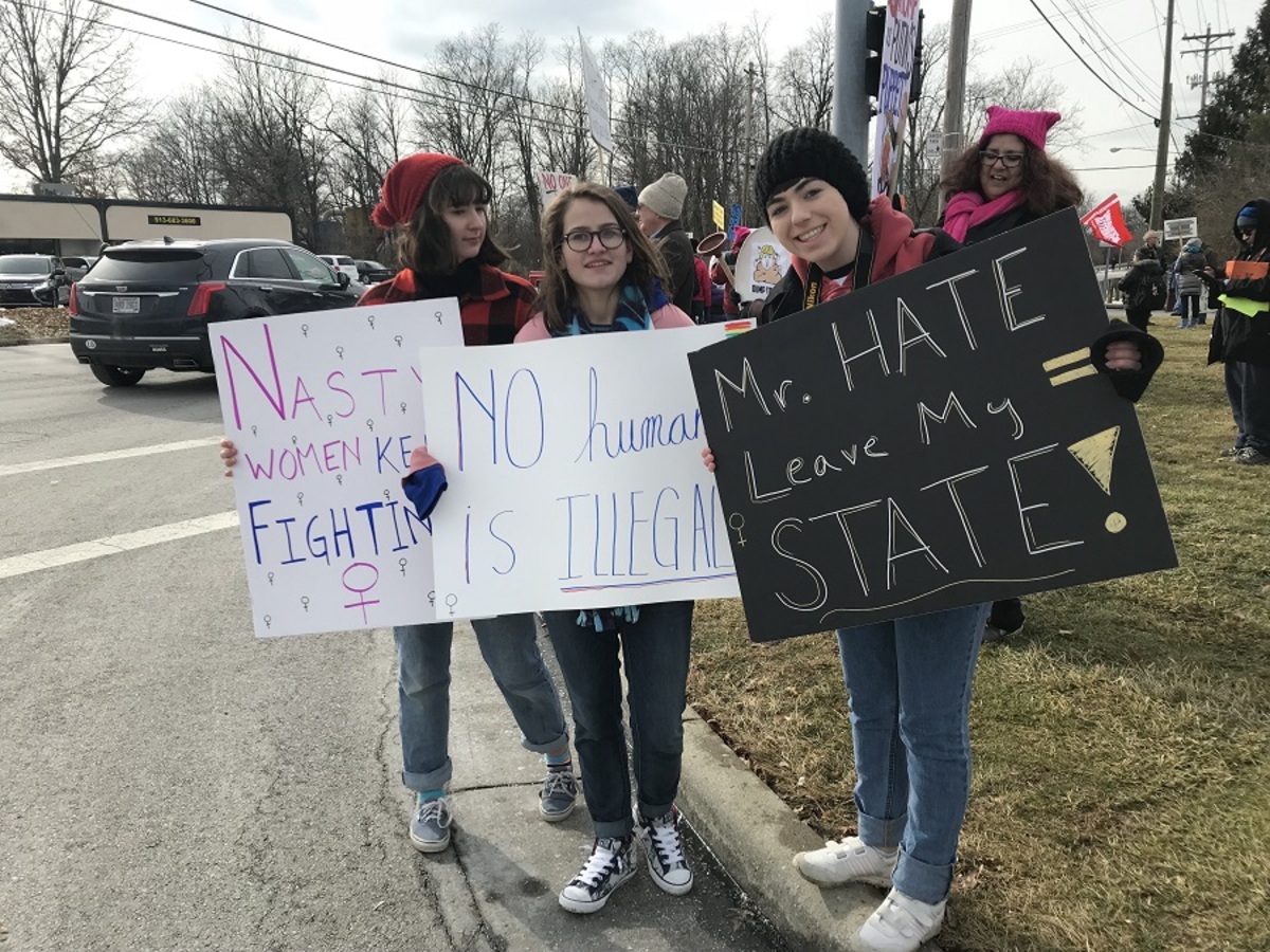 Students gather to share political views