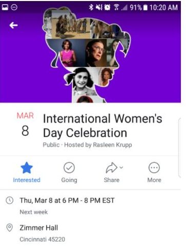 Young Feminists celebrate International Women’s Day