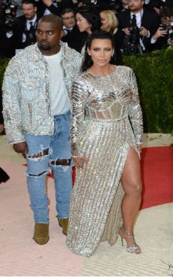 FASHION FORWARD. Kim Kardashian-West and husband Kanye West pose at the 2016 Met Gala. Kanye West is a music artist and fashion designer. Kim wears his designs often, giving them more momentum to become a trend. This is especially evident with the clear plastic boots that appeared in one of his Yeezy collections.