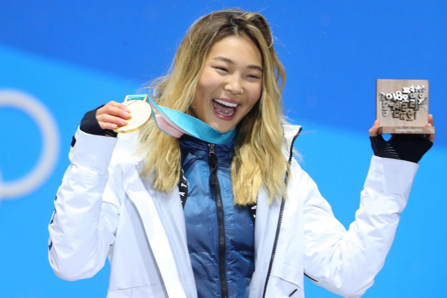 SUCCESS. Chloe Kim was joined by her US teammate Arielle Gold on the podium in the bronze medal place. The silver medal went to Chinese snowboarder Liu Jiayu. The US won 23 total medals, nine of them gold. 
