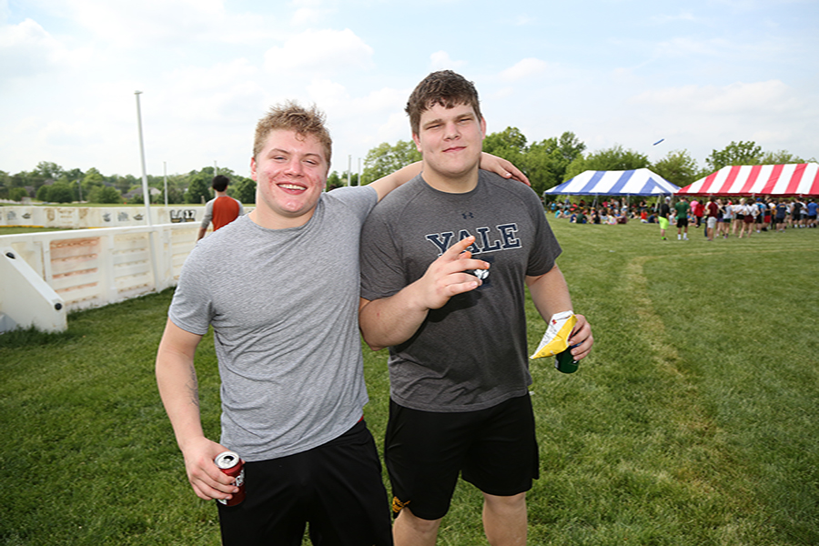 Seniors attend cookout