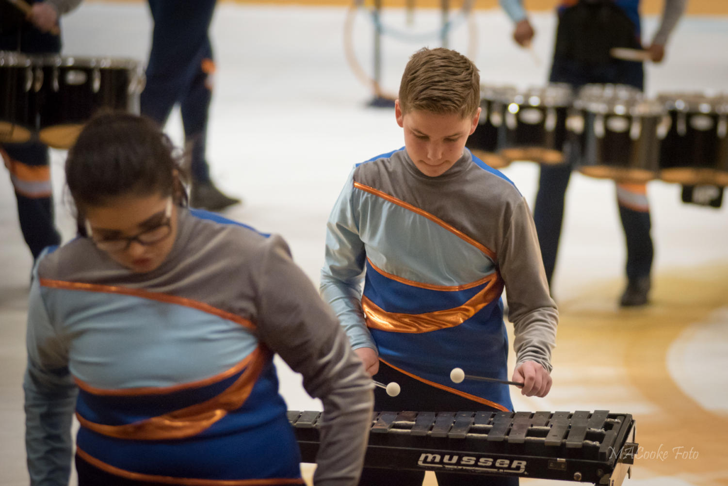 Winter drumline competes in championships