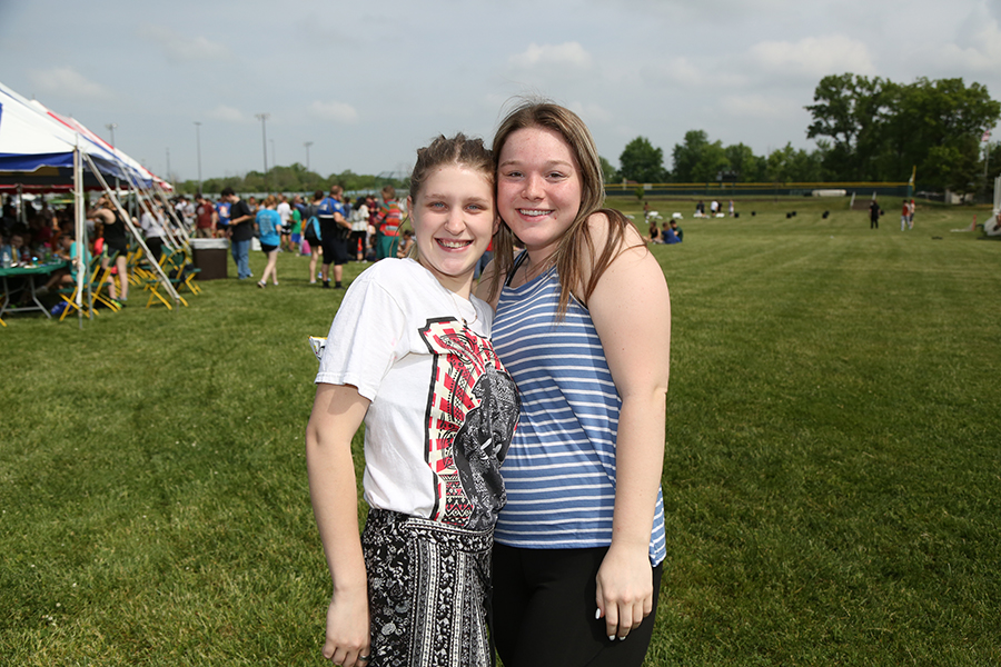 Seniors attend cookout