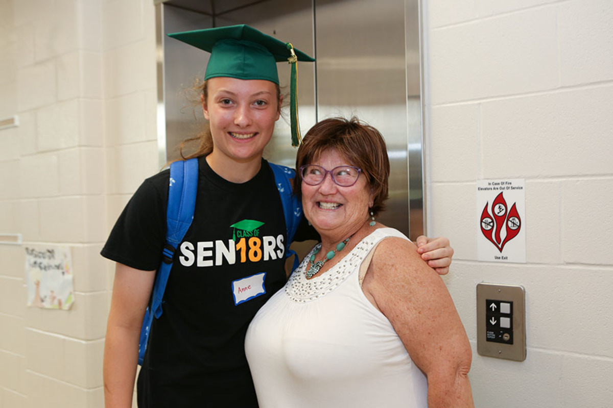 Seniors visit elementary schools