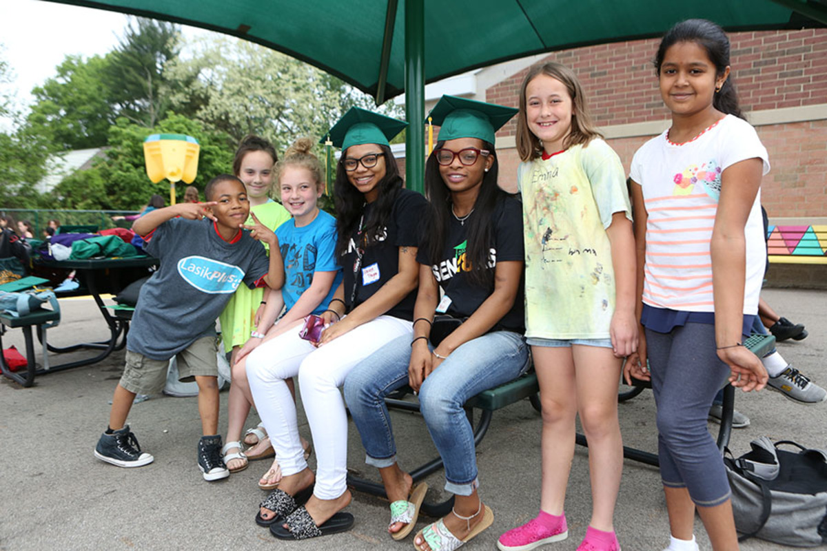 Seniors visit elementary schools
