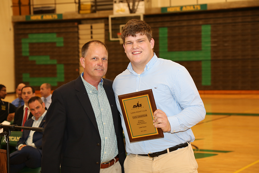 Seniors recognized for sports, 3,000 point club