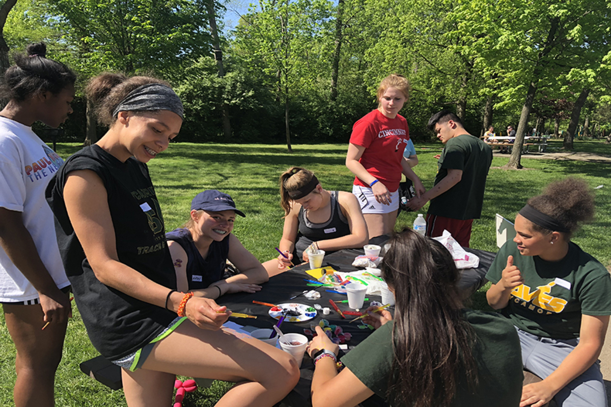 Adaptive PE takes on field day