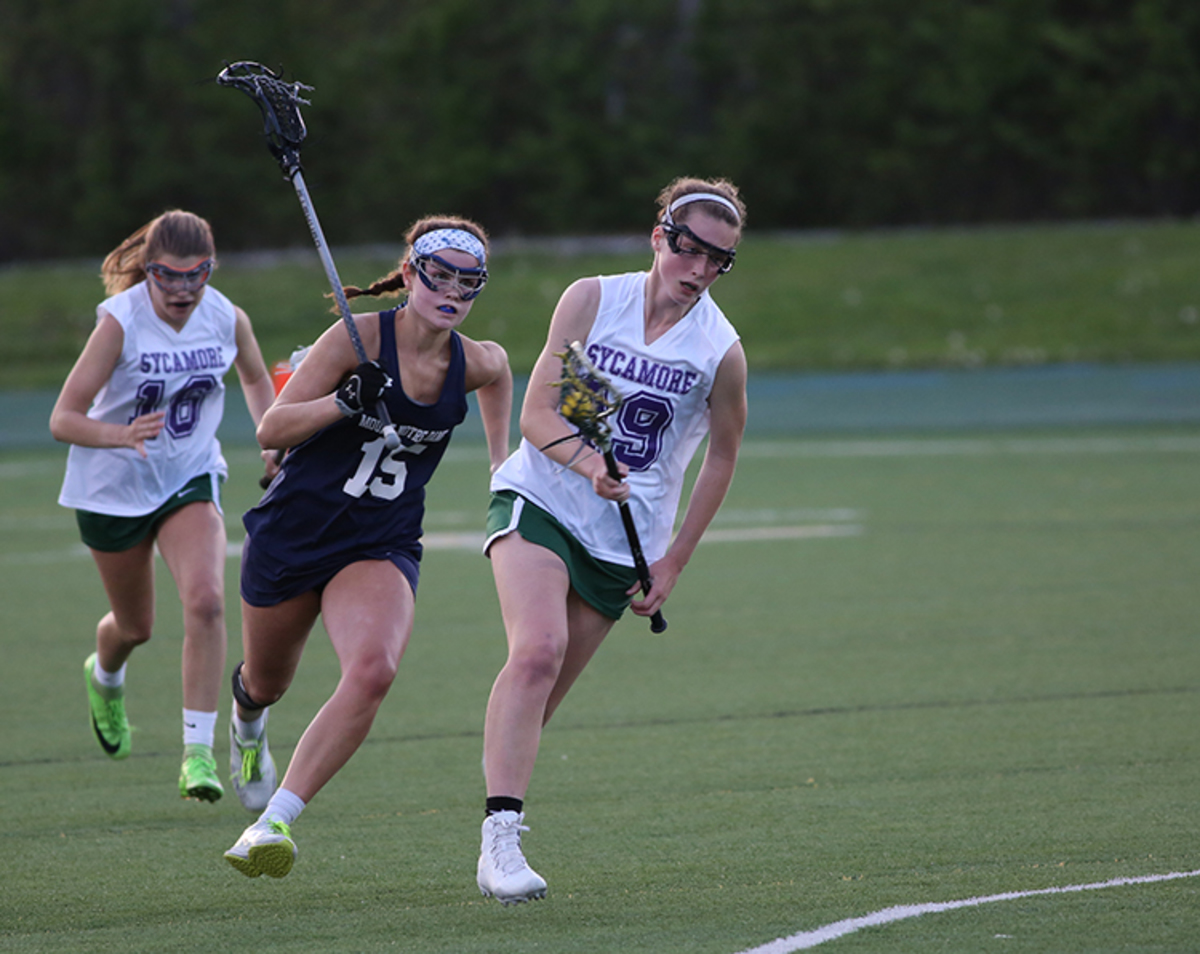 TAKE+HOME+YOUR+PRIZE.+Junior+Morgan+Bates+scored+her+100th+career+goal+against+Loveland+during+the+May+21+game+against+the+Loveland+Tigers.+Bates+will+continue+her+season+with+the+Varsity+Girls+Lacrosse+even+as+the+school+year+comes+to+a+close.