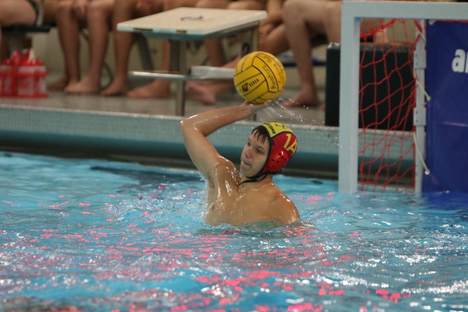 Boys JV Water Polo swims past competition