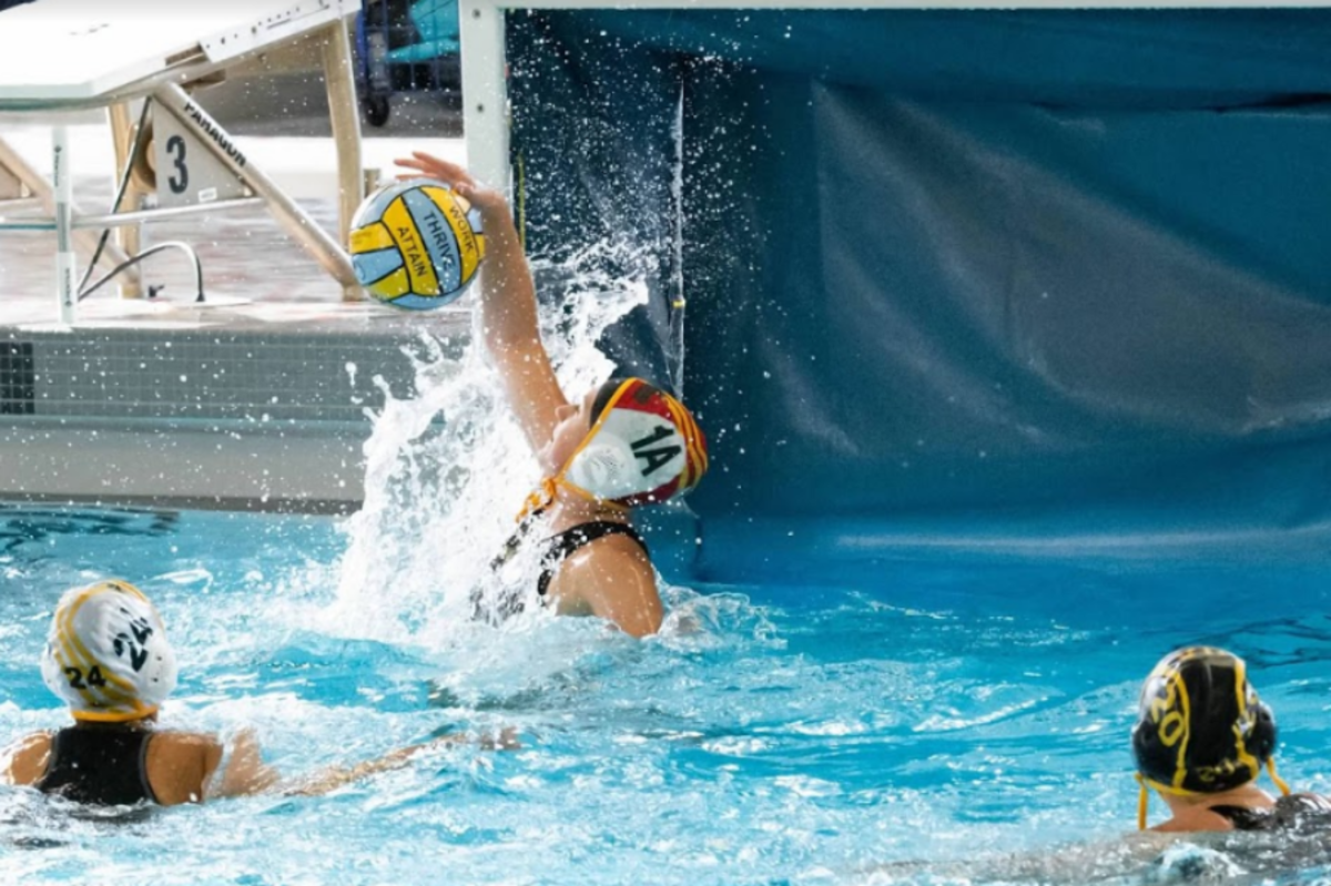 Sophomore Sophie Campbell is a player for the girls water polo team. Campbell switched from playing soccer after her freshman year due to a knee injury. Campbell's sister, Ania Campbell, is a captain of the girls water polo team. The team is currently ranked fourth in state, tied with Milford.