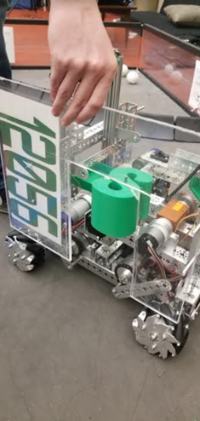 Senior Ben Kleindorfer is an active member of the robotics team who competes in competitions with their robots. The team made the robot shown above most recently and used it to compete at state competition. “This year, our team advanced to states and we’re proud of our accomplishments,” Kleindorfer said. 