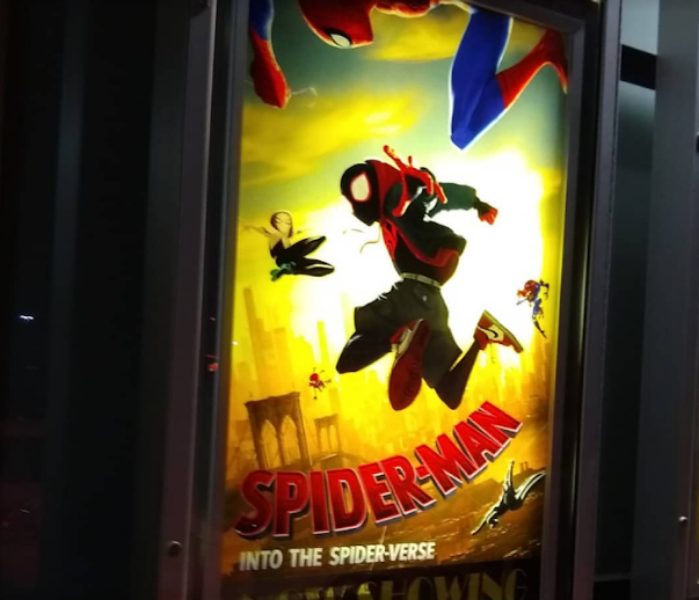 LEAP OF FAITH. “Spider-Man: Into the Spider-Verse” released on Dec. 14, 2018, to universal acclaim from critics and audiences alike. The film also garnered the award for Best Animated Film at the 2019 Golden Globe awards, and according to Collider’s Matt Goldberg, for good reason. “‘Spider-Verse’ shows why Spider-Man is such a special character,” Goldberg said.