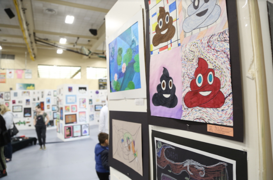 Sycamore families gather for art