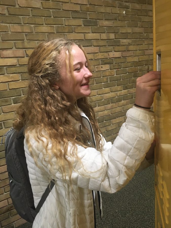 BACKPACKS. One of the best things about the high school is a newly acquired freedom that was not available at the junior high—being able to carry a backpack. Freshman Cami Matthews said, “It’s such a relief to not have to go to my locker, like, every two bells. It’s really nice.”
