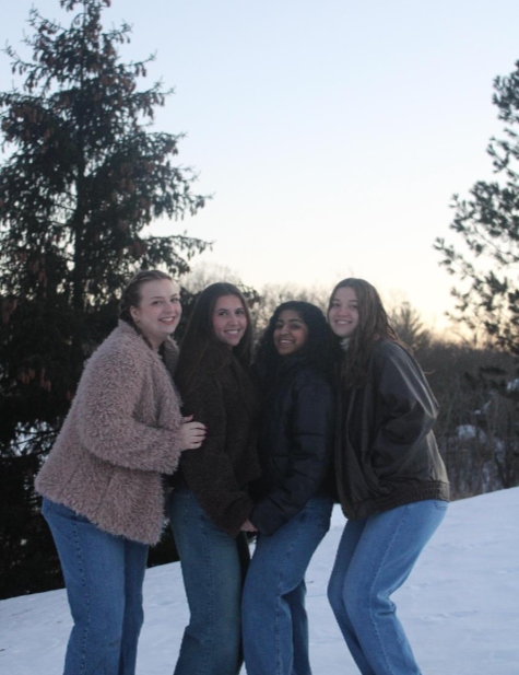 The four FFTC co-chairs (from left to right): Lizzie Baranz, Dani Pereda, Anya Mehta, Winnie Zolla