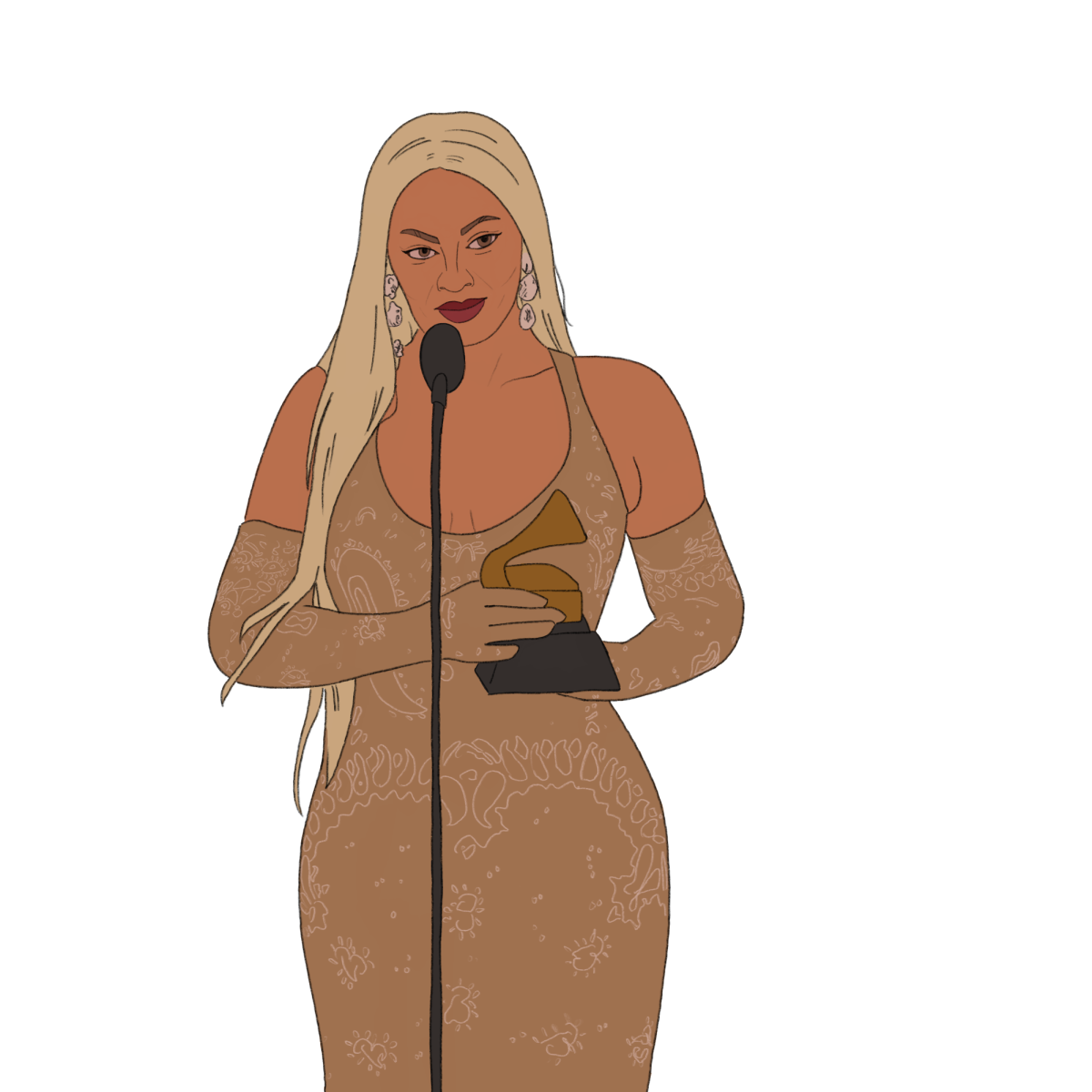 Beyonce was one of the many Grammy award winners of the evening.