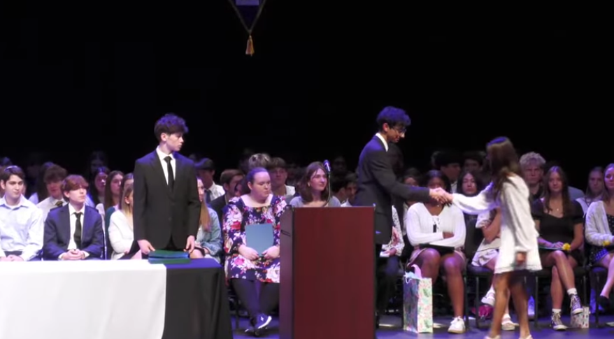 NHS inducts outstanding students