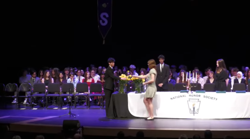 NHS inducts outstanding students