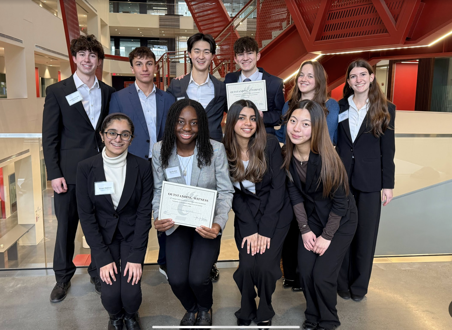 Mock Trial members see results at UC competition