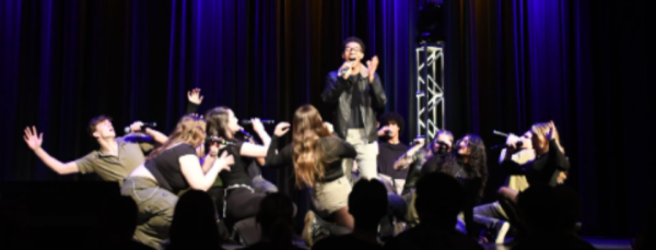 Octaviation performs on the SHS stage.