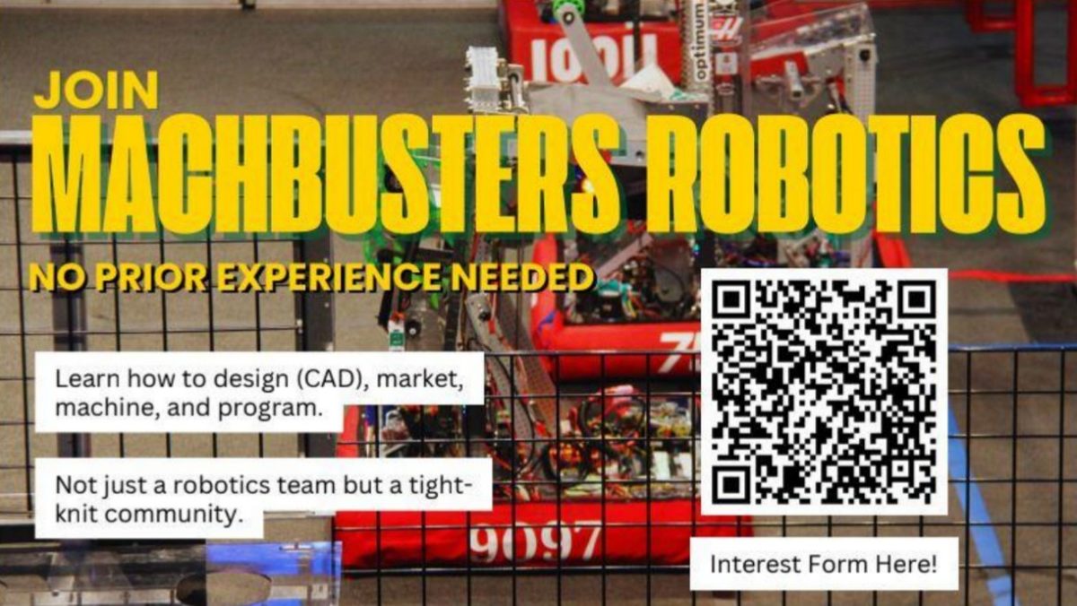 Machbuster members encourage SHS students to join.