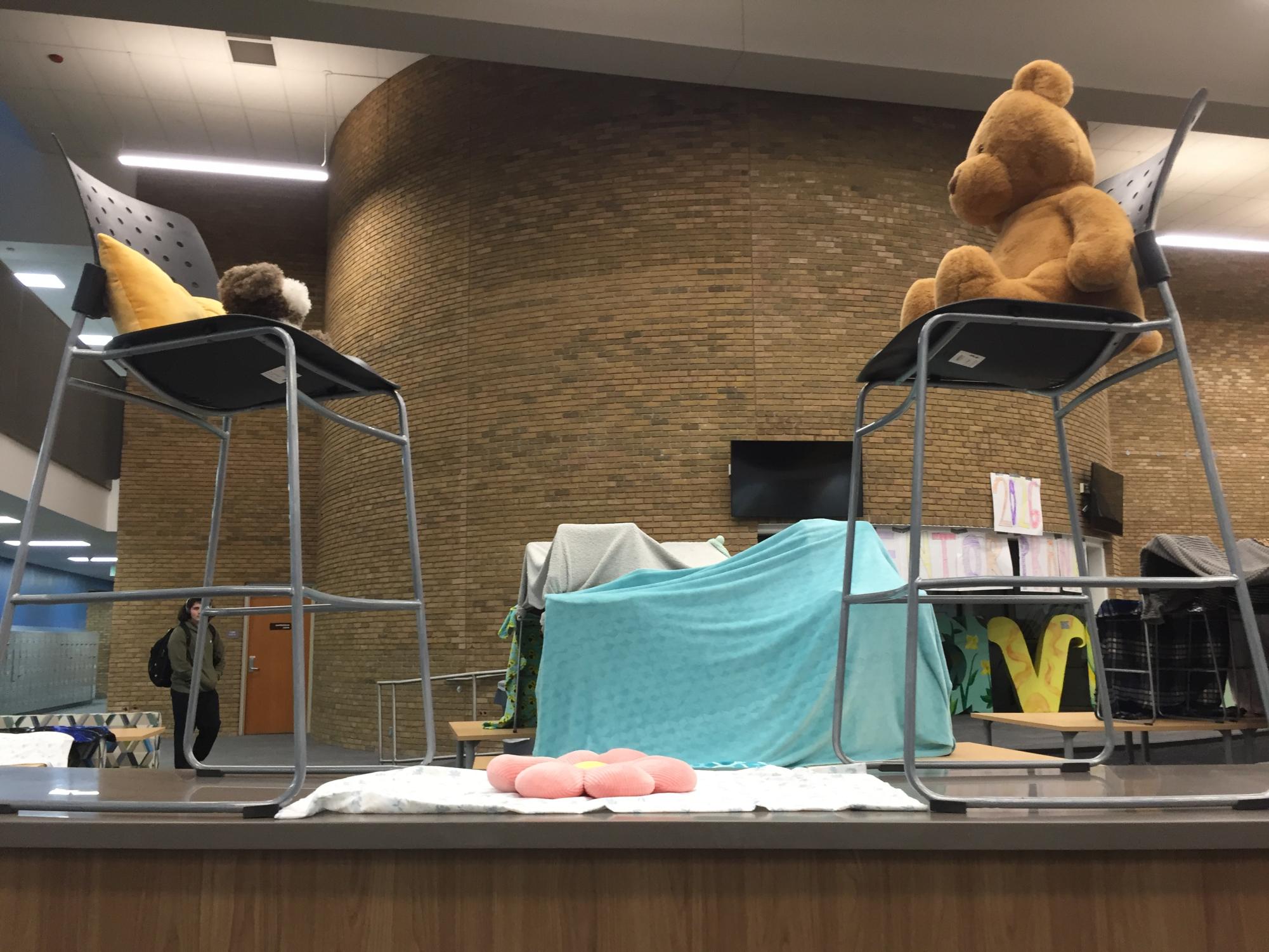 Senior prank 'fortifies' school